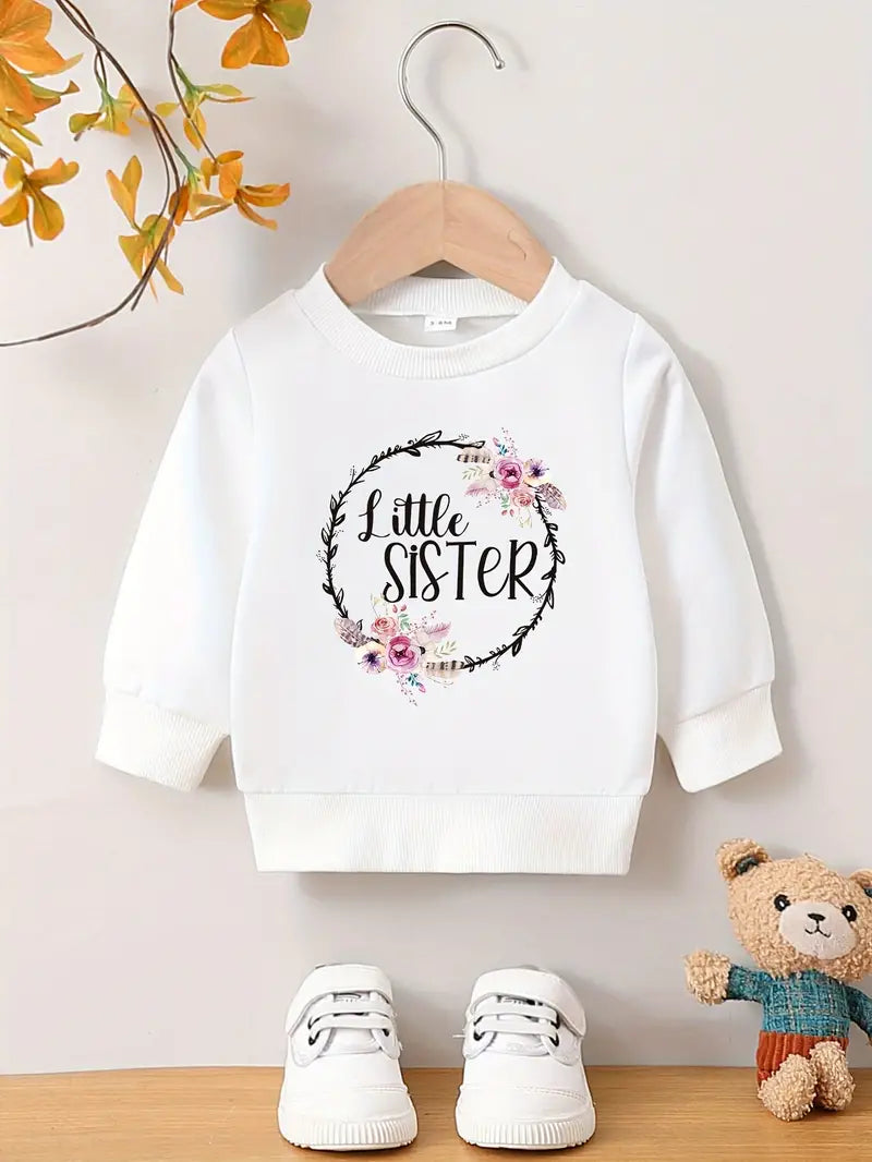 New Arrival Baby Girls Cozy Autumn Sweatshirt - Perfect for Chilly Fall Days, Brand New Design, Latest Fashion for Little Princesses