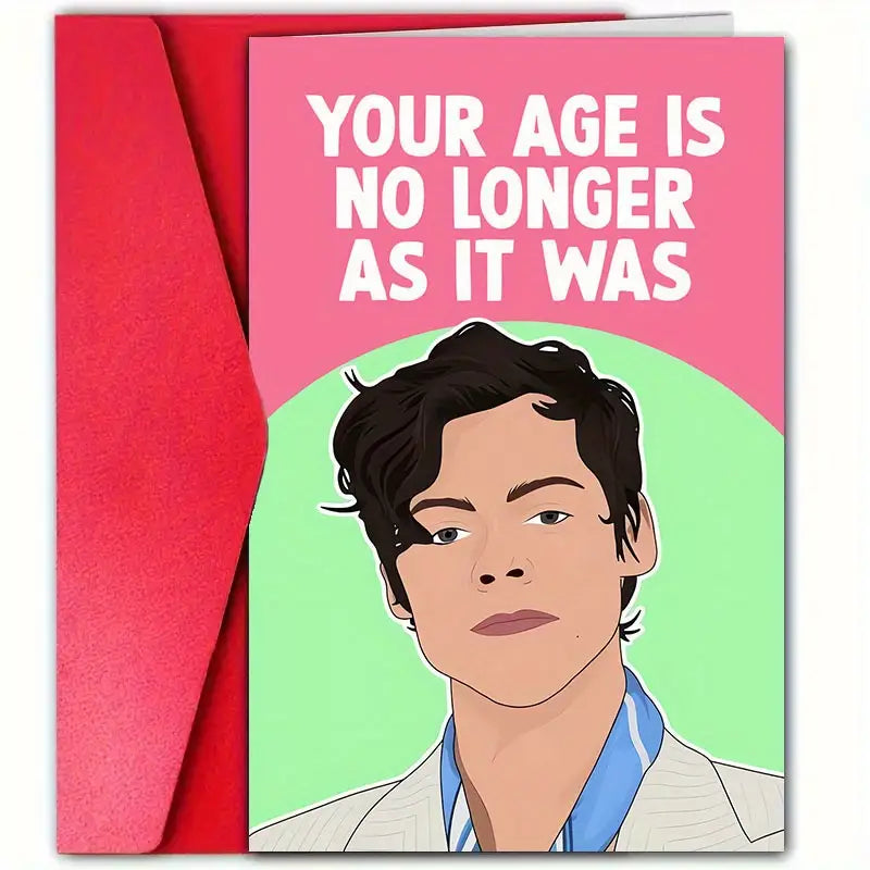 Hilarious Celebrity-Themed Birthday Card (11.94cm X 17.78cm) - Perfect Gift For Men, Women, Parents & Friends Funny Birthday Cards Birthday Card Funny