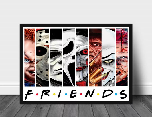 Halloween Friends Wall Art | Poster | Prints | Poster Prints