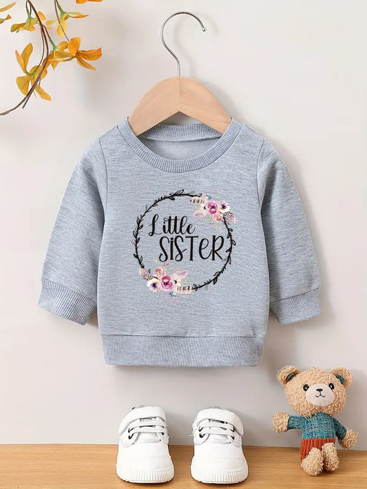 New Arrival Baby Girls Cozy Autumn Sweatshirt - Perfect for Chilly Fall Days, Brand New Design, Latest Fashion for Little Princesses