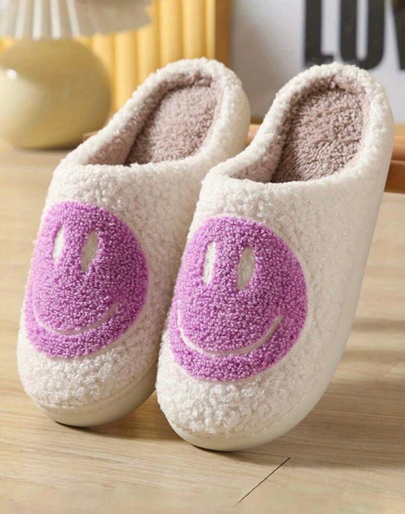 Women's Cute Korean Style Cartoon  Fabric Slippers, Thick-Soled, Wear-Resistant, Warm, Ideal For Home And Couples, Autumn/Winter