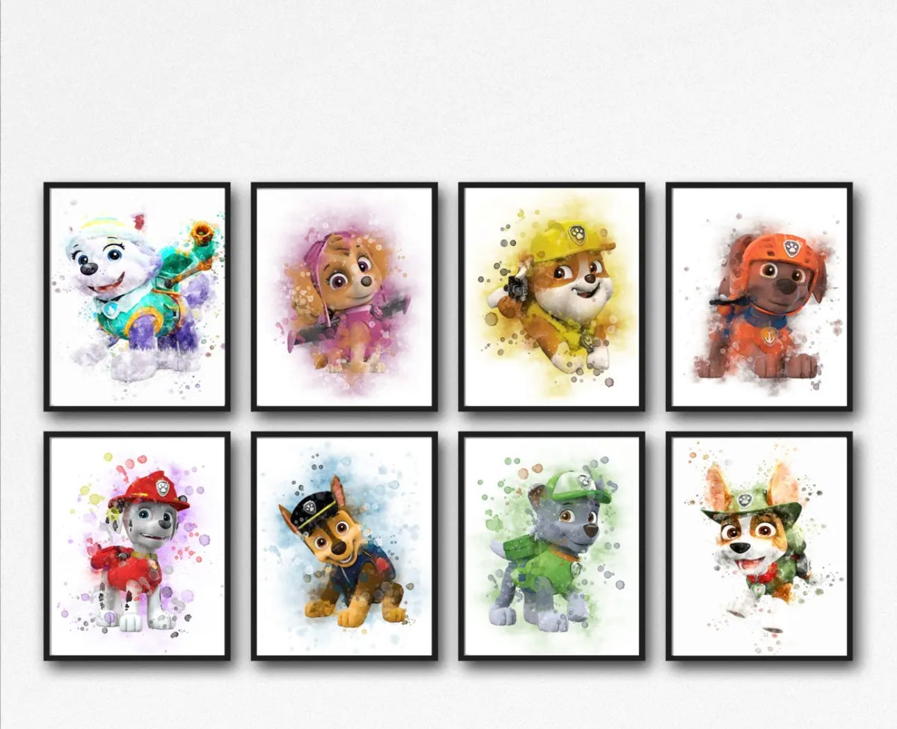 Paw Patrol Characters Wall Art | Poster | Prints | Poster Prints