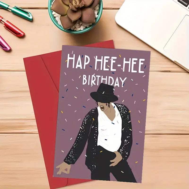 1pc, Birthday Cards, Happy Birthday Cards, Party Cards, Hap Hee Hee For Best Friends And Family, Small Business Supplies, Thank You Cards, Birthday Gift, Cards, Unusual Items, Gift Cards