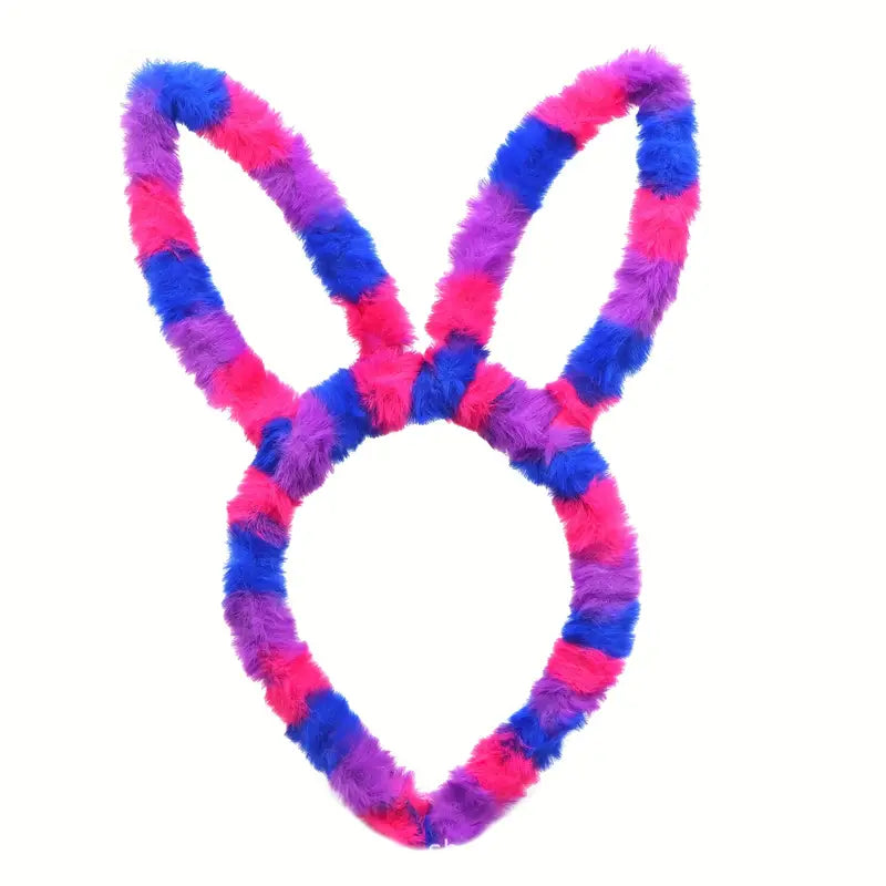 1PC Cute Colorful Bunny Ear Hair Band For Themed Party Dress Up Headband