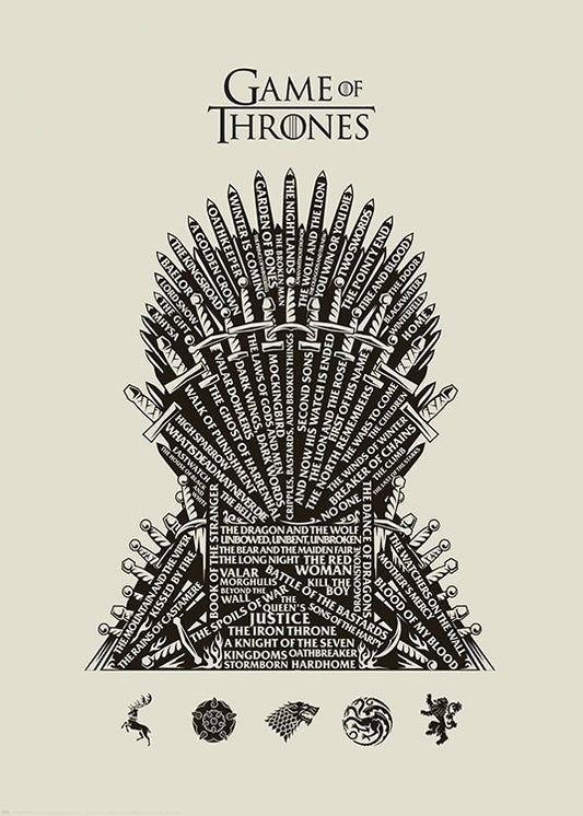 Game Of Thrones™ - Iron Throne Print