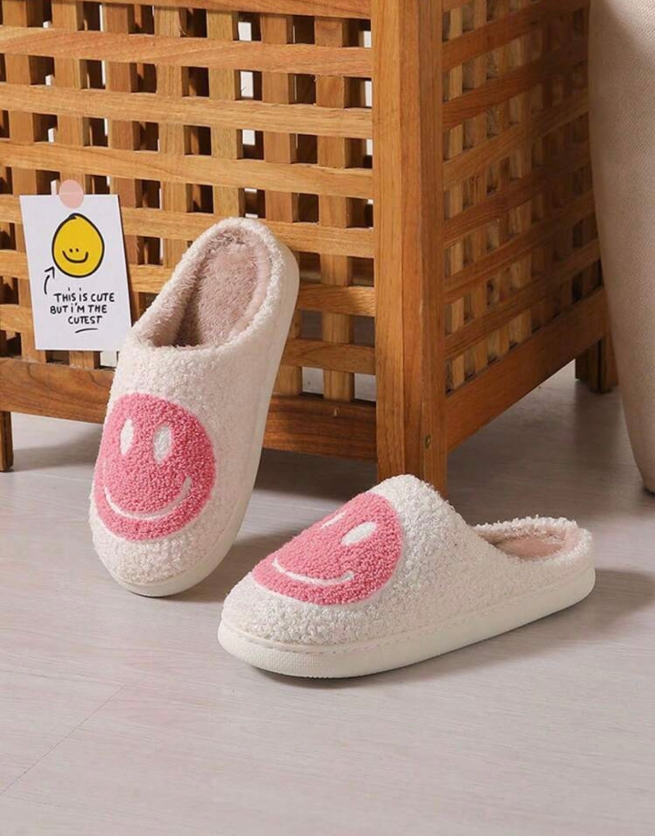 Women's Cute Korean Style Cartoon  Fabric Slippers, Thick-Soled, Wear-Resistant, Warm, Ideal For Home And Couples, Autumn/Winter