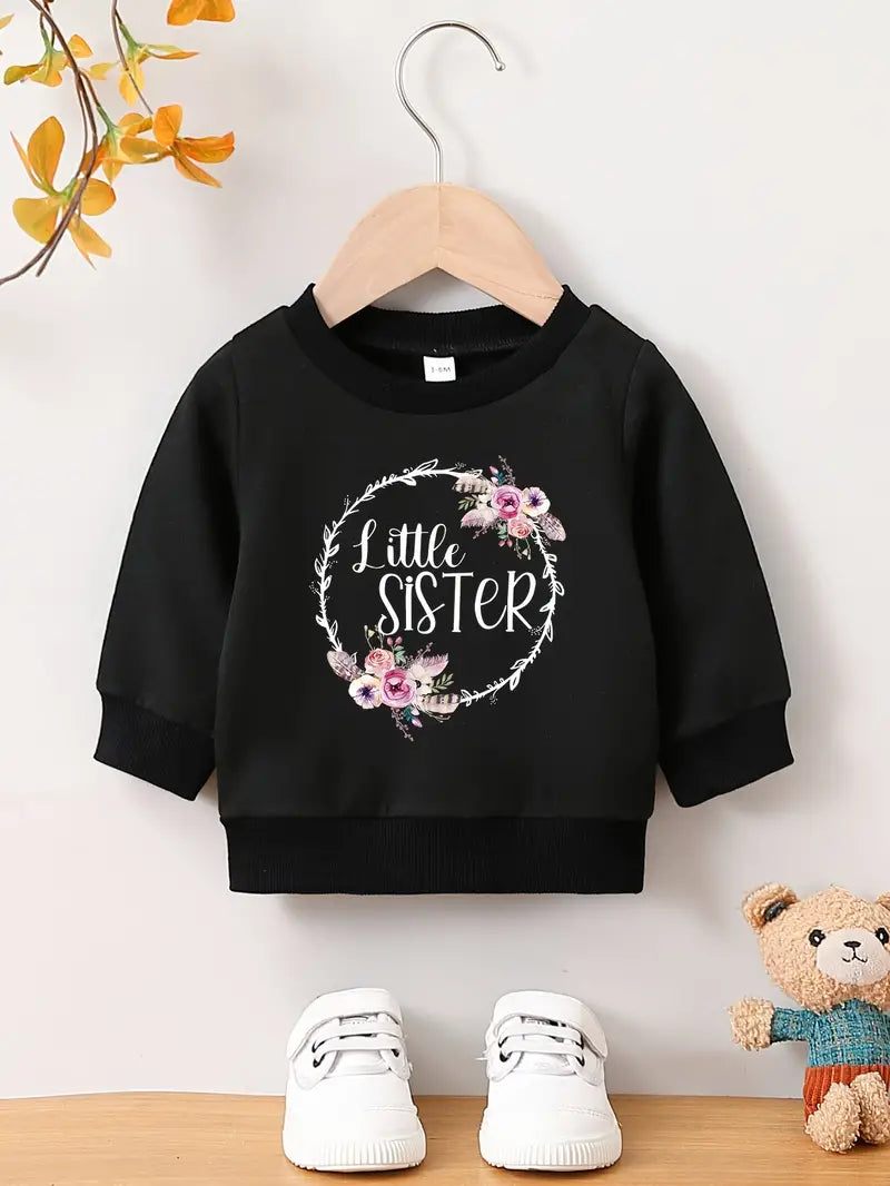 New Arrival Baby Girls Cozy Autumn Sweatshirt - Perfect for Chilly Fall Days, Brand New Design, Latest Fashion for Little Princesses